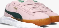 roze puma lage sneakers suede xl jr