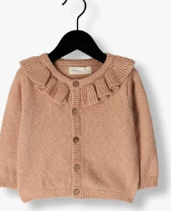 roze quincy mae vest ruffle collar cardigan