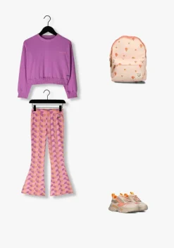 roze raizzed flared broek rae