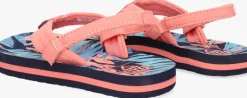 roze reef platte sandalen little ahi
