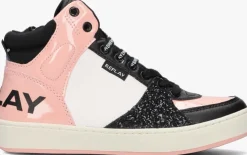 roze replay hoge sneakers cobra 1