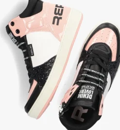 roze replay hoge sneakers cobra 1