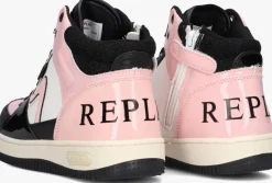 roze replay hoge sneakers epic jr mid girl 9