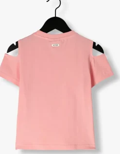 roze retour t-shirt flore