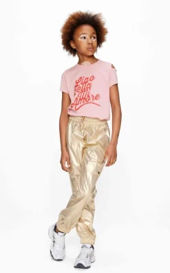 roze retour t-shirt flore