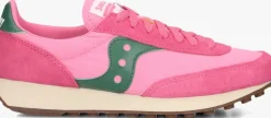 roze saucony lage sneakers trainer 80