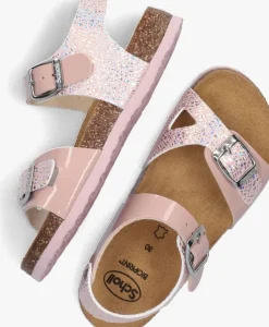 roze scholl sandalen dolphin