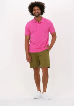 roze scotch & soda polo classic pique polo in organic cotton