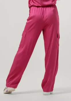 roze selected femme cargobroeken slfroga hw cargo pant ex