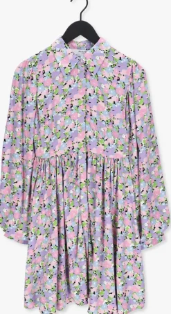 roze selected femme mini jurk slfjudita ls short