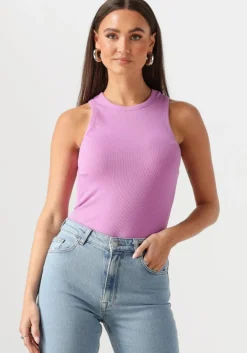 roze selected femme top slfanna o-neck tank top