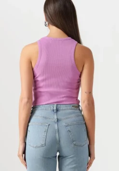 roze selected femme top slfanna o-neck tank top