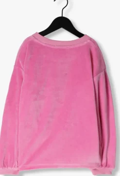 roze sproet & sprout sweater velvet sweatshirt ruffle