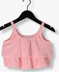 roze sproet & sprout top layered crop top