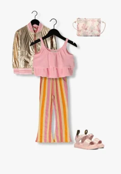 roze sproet & sprout top layered crop top