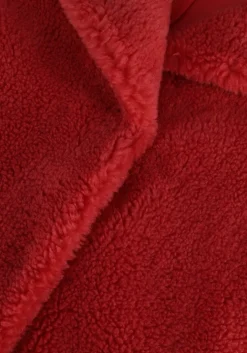 roze stand studio faux fur jas camille cocoon coat 2020