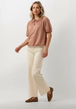 roze summum top top short sleeve fluid lurex jersey