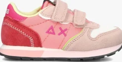 roze sun68 lage sneakers girls ally color explosion