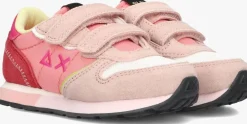 roze sun68 lage sneakers girls ally color explosion