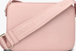 roze tommy hilfiger schoudertas th logotape camera bag
