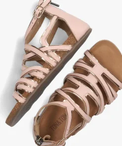 roze ton & ton sandalen valentina