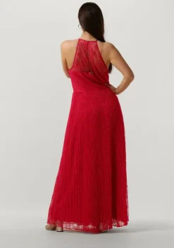 roze twinset milano maxi jurk 241tp2351