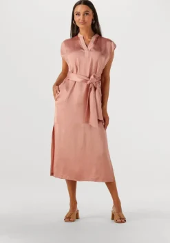 roze twinset milano midi jurk 251tt2274