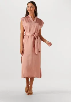 roze twinset milano midi jurk 251tt2274