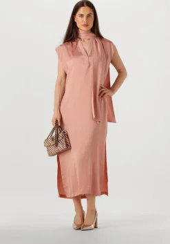roze twinset milano midi jurk 251tt2274