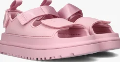 roze ugg platte sandalen k goldenglow