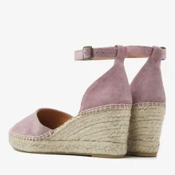 roze via vai espadrilles flora braid