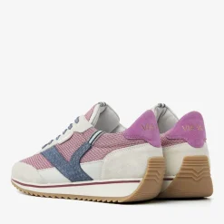 roze via vai lage sneakers mikki ruby