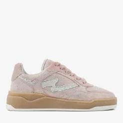 roze via vai lage sneakers sam levi