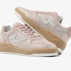 roze via vai lage sneakers sam levi