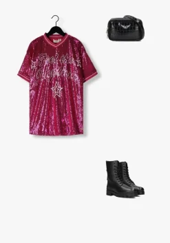 roze vingino mini jurk pommely