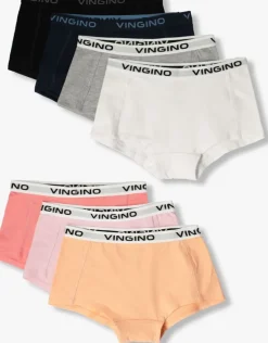 roze vingino ondergoed girls boxer (7-pack)