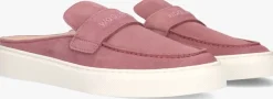 roze woolrich instappers sabot loafer