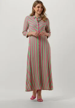 roze y.a.s. maxi jurk yassavanna long shirt dress