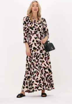 roze y.a.s. maxi jurk yassavanna long shirt dress
