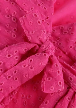 roze y.a.s. mini jurk yasvilma 3/4 wrap dress