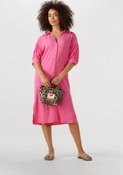 roze ydence midi jurk dress sienna