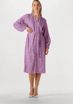 roze ydence midi jurk dress samira