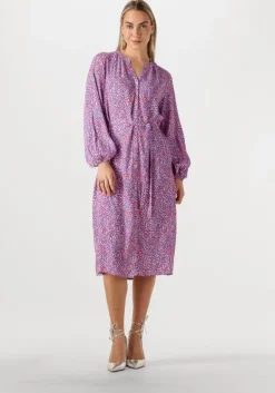 roze ydence midi jurk dress samira