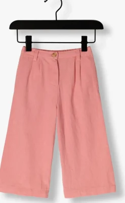 roze your wishes culottes linnen wide leg pants