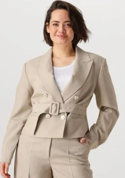 taupe aaiko blazer mae r pes 345