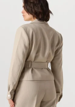 taupe aaiko blazer mae r pes 345