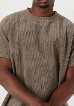 taupe anerkjendt t-shirt akvillads corduroy s/s tee