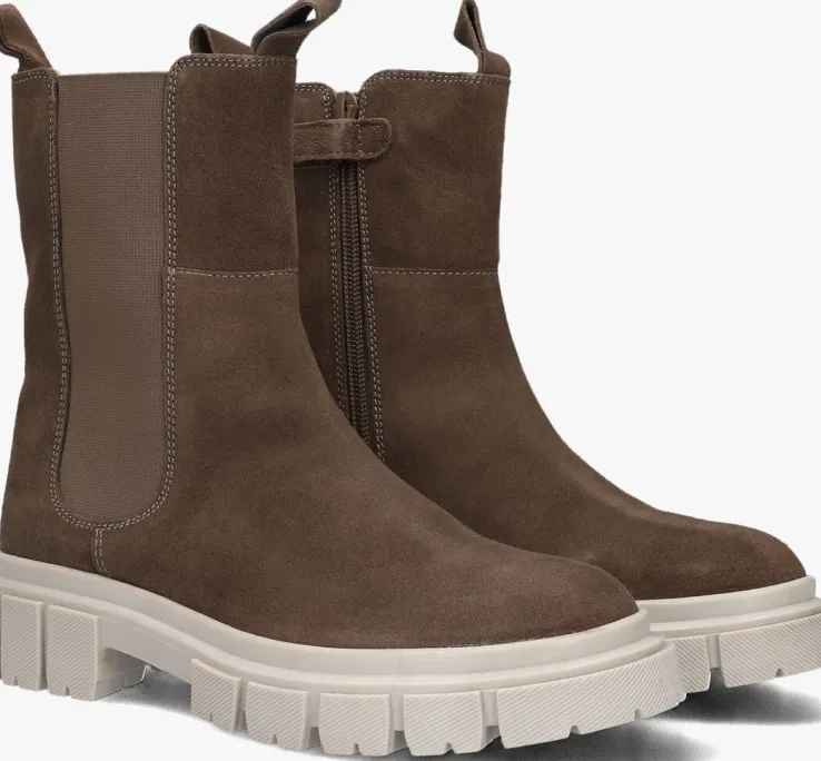 taupe apples & pears chelsea boots b0011110