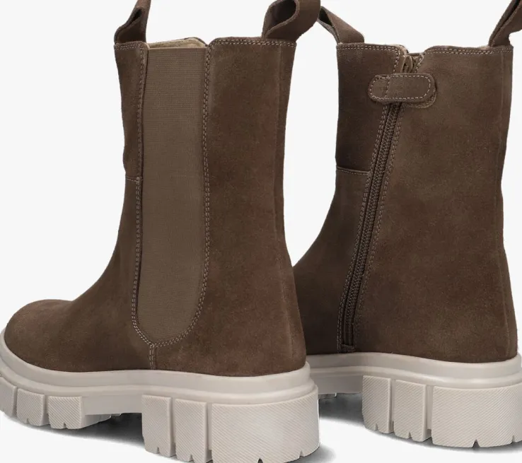 taupe apples & pears chelsea boots b0011110
