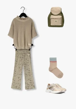 taupe baje studio flared broek luzia